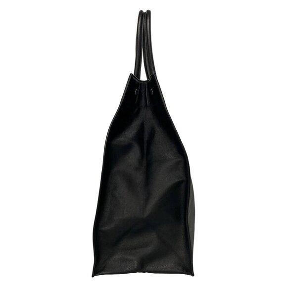 Auth SAINT LAURENT PARIS Rive Gauche 587273 Black Leather - Tote Bag - Picture 6 of 14